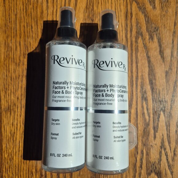 2 Revive Rx Naturally Moisturizing Factors+ Phytoceramides Face & Body Spray - Picture 1 of 12